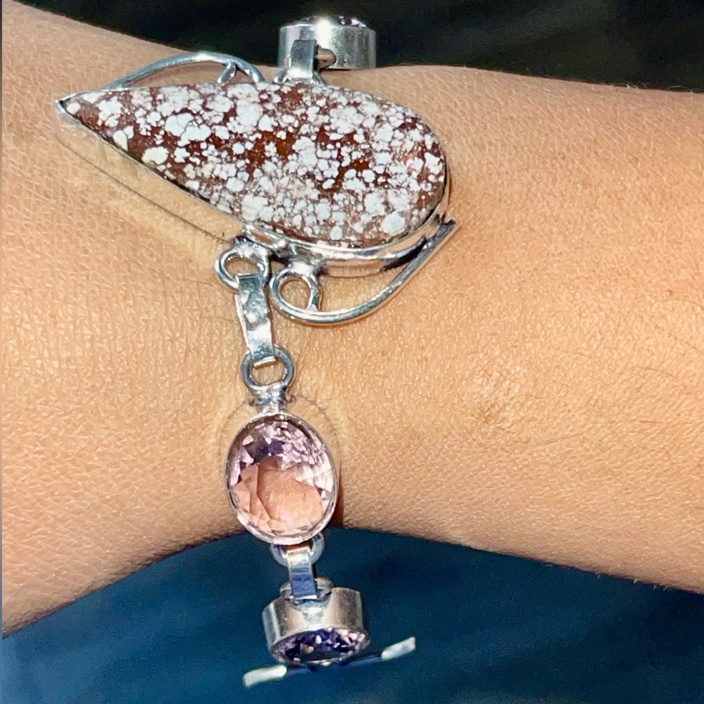 Wild Horse Jasper Bracelet 6 1/2” - 7 1/2”
